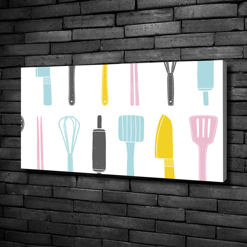 Kitchen Tools - No Frame Print on Canvas