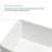 33" L x 19" W Ceramic Farmhouse Kitchen Sink