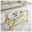 Table basse moderne en acier inoxydable-403661279