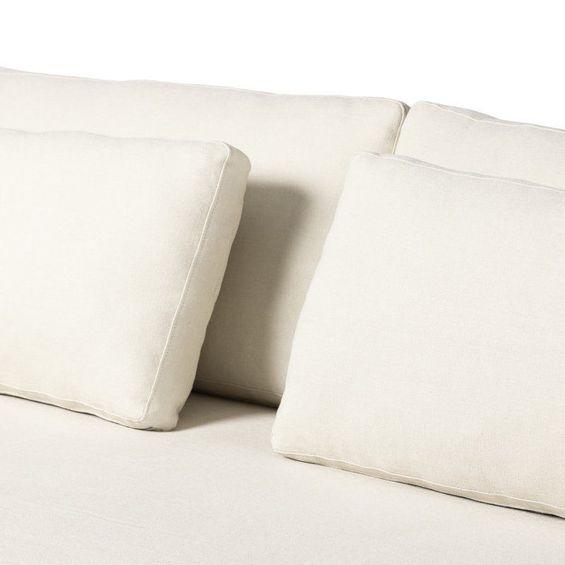 Ostend Outdoor Slipcover Sofa-96"-Bombay Flax