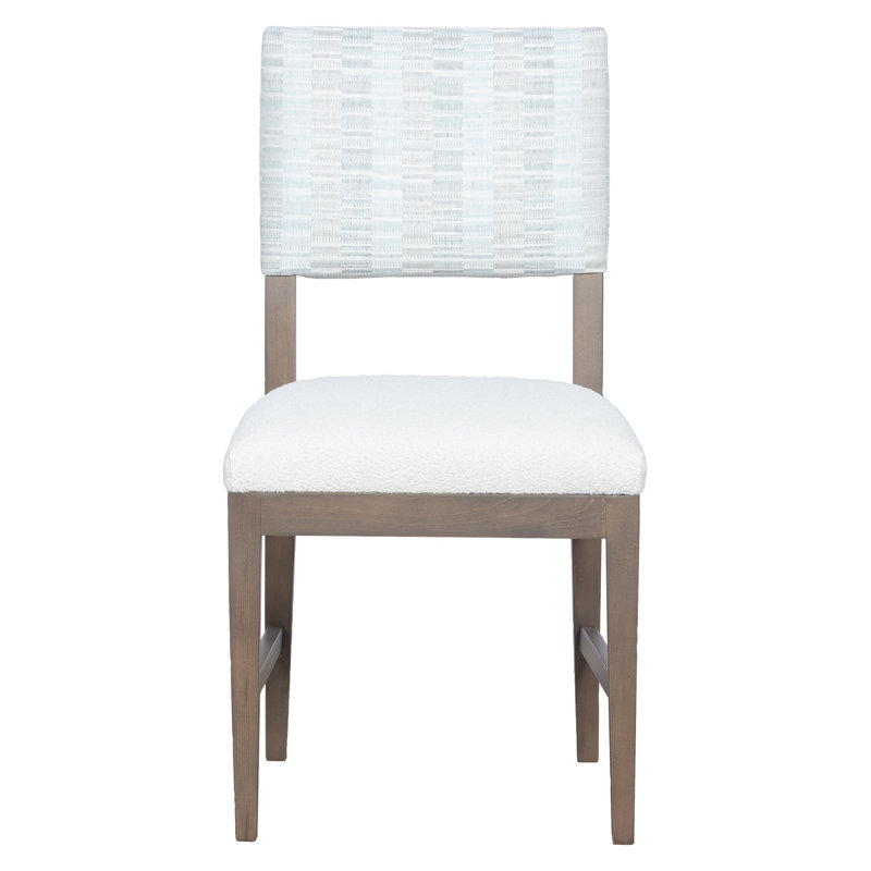 Silas Side Chair, Almond Buff, 8789 Bark Polyester