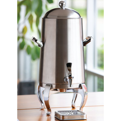 Flame Free Stainless Steel Vacuum Insulated Coffee Urn, Regal Base, 3 Gallon,