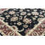 Hand-Knotted High-Quality Black and Rust Area Rug