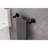 6 Pieces Bathroom Hardware Set Brass Matte Black Wall Mounted Rustproof Scratch Resistant-131994429