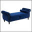 Repose-pieds en velours avec coussin, banc d'entrée multifonctionnel, banc de chambre-945980978