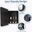 Armoire à pharmacie 24 po x 30 po à fixation murale ou encastrée en métal noir avec miroir-267539680-267539683