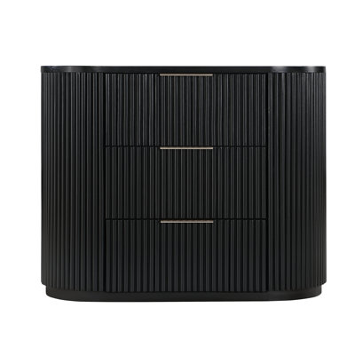 Queensbury Solid Wood Fluted Nightstand