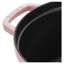 Staub Cast Iron Round Cocotte, Dutch Oven, 5.5-Quart, Serves 5-6, Made In France, Peony Pink-1802360150