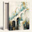 Ensemble de 1 toile murale abstraite d'architecture-130560721-130560724