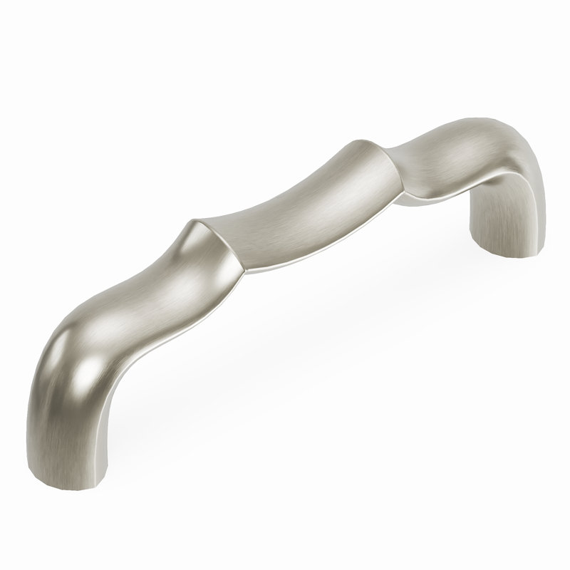 Trellis Bar / Handle Pull, 3", Satin Nickel