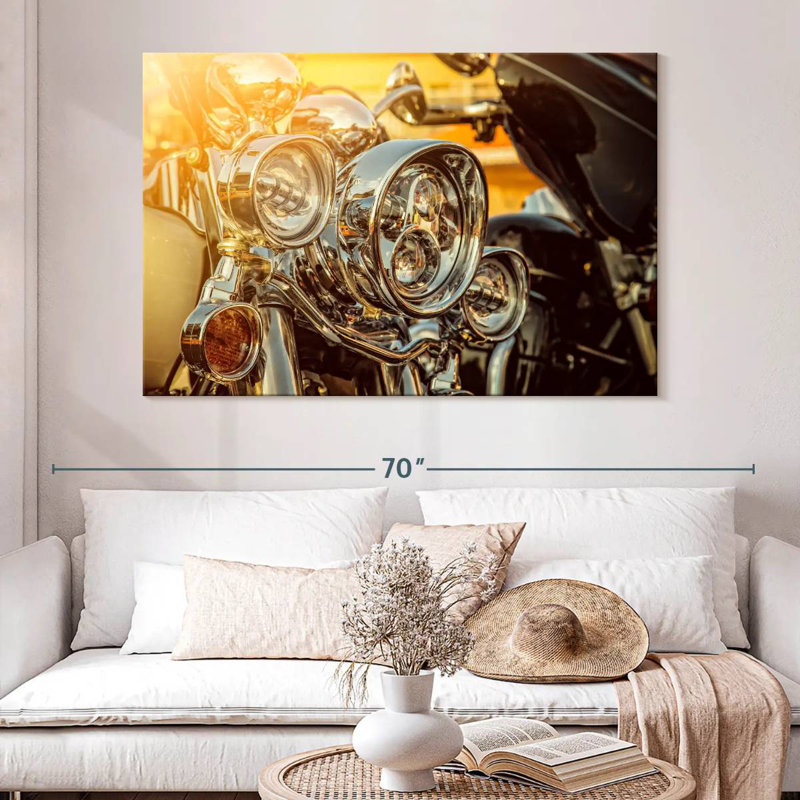 Mehar Motorcycle Headlights, 34" H x 51" W