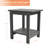 Rectangular Outdoor Side Table, HDPE 2-Tier Patio Side Table, Small Adirondack End Table for Backyard Pool Porch Garden Lawn-1386770756