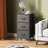Dresser with 3 Drawers, Fabric Nightstand, Cabinet with Wheels, Organizer Storage Dresser for Bedroom, Office, Entryway, Closets, Sturdy Steel Frame, Wood Top, Easy Pull Handle-906324257