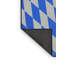 Tapis bleu tissé à la machine-445935294