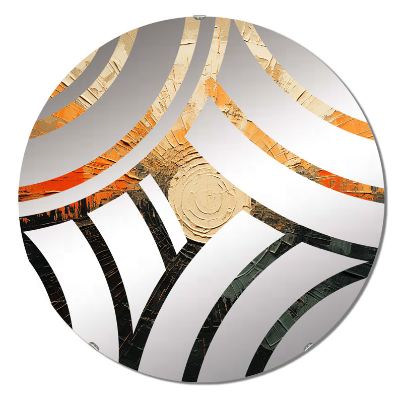 Miroir décoratif Elthaea, 23,6 po x 23,6 po