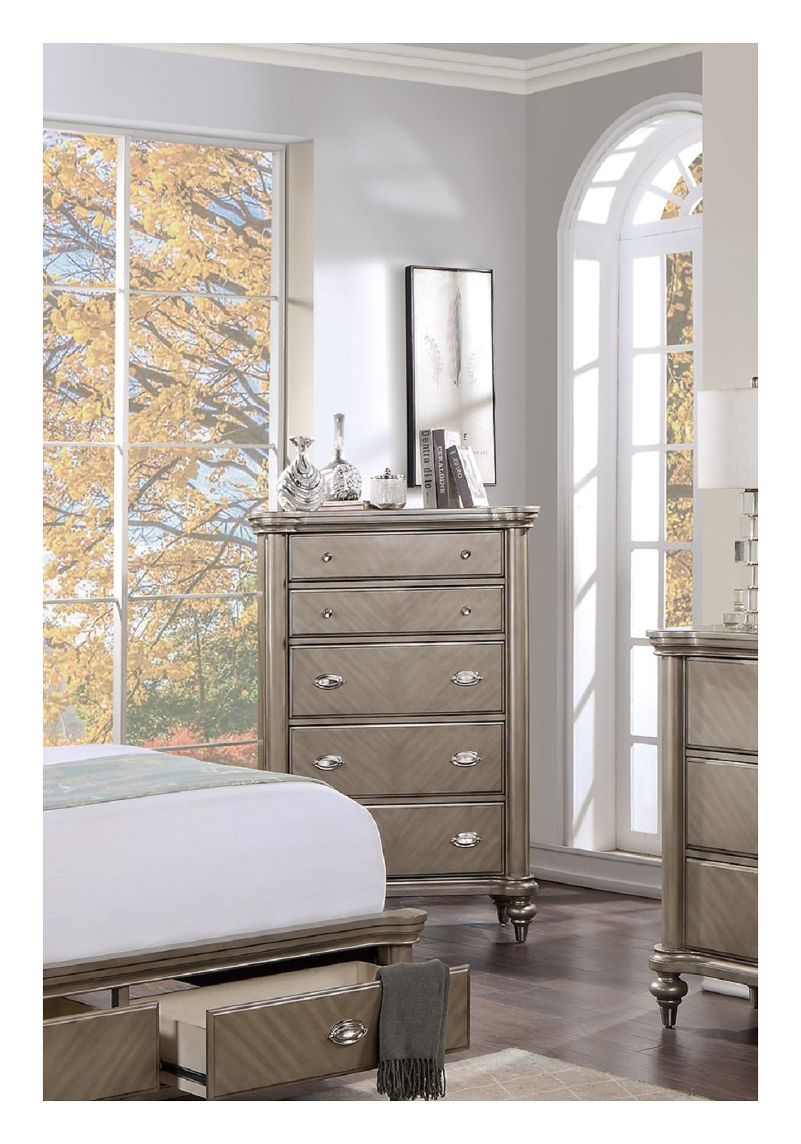 silver chest dresser Luxury Classic Antique Silver Chest of Drawers