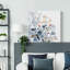 « indigo & ocre ii »-reproduction d’art sur toile tendue-1095817235