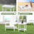 Outdoor Side Table 2 Tier Outdoor Table For Adirondack Side Tables For Outside Or Indoor Bamboo End Table For Pool Porch Weather Resistant Easy Maintenance