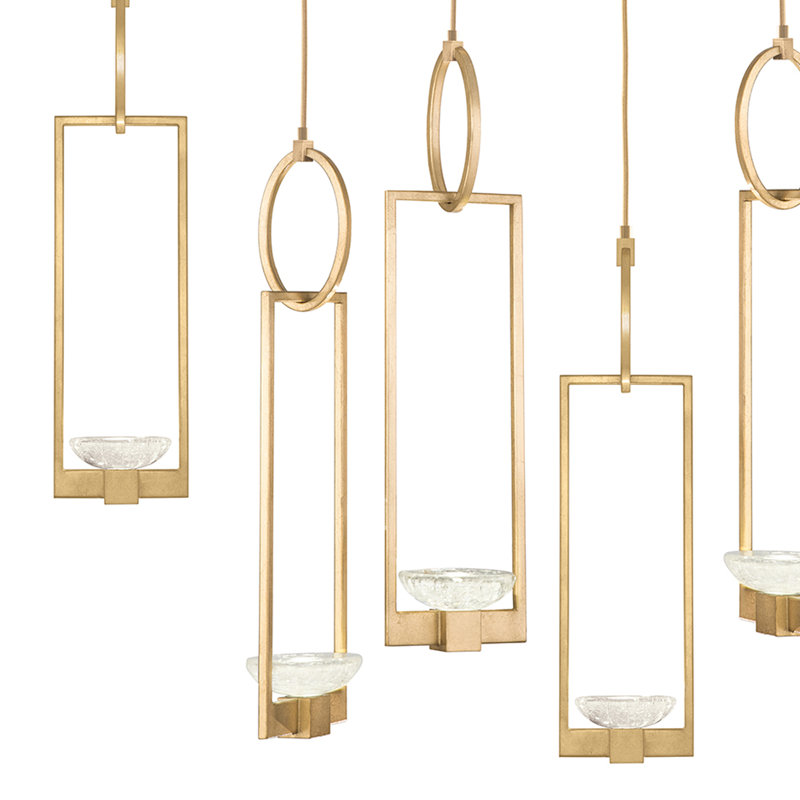 Delphi 6 - Light Pendant, Gold
