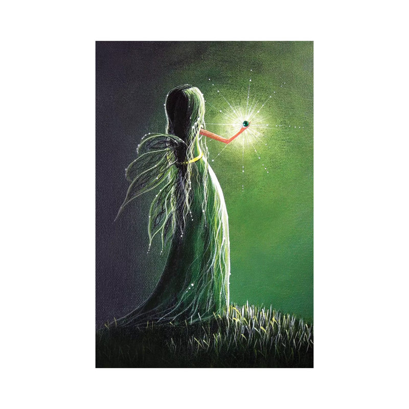 Emerald Fairy - impression sur toile tendue, H 18 po x l 12 po x 1,5 po