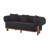 Round Arm Curved Sofa-880375559