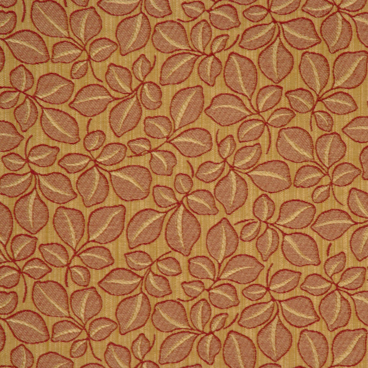 Allure Fabric, Yellow/Brown