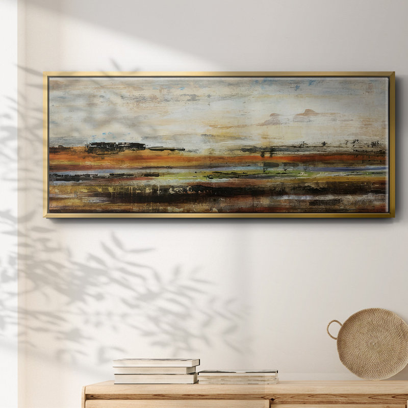 Historia - Framed Canvas, 12" H x 30" W
