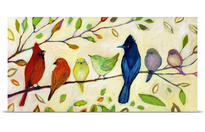 Nolani «A Flock of Many Colors» - reproduction d'art