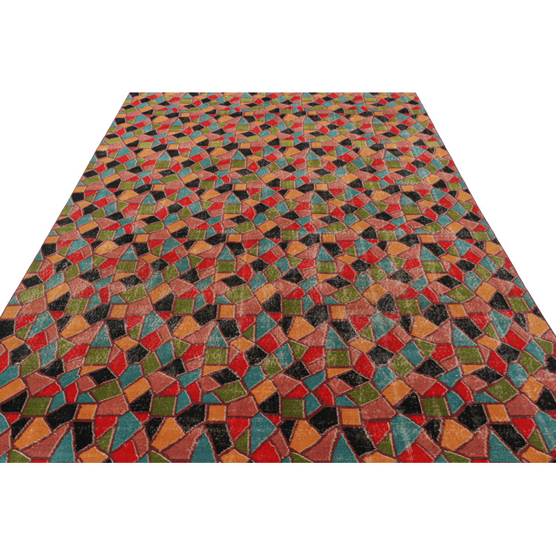 One-of-a-Kind 6’11”x9’10” Hand Knotted Area Rug