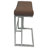 Seline 26" Counter Height Brushed Stainless Steel Saddle Barstool-577417963