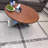 Perfect height coffee table with rounded edges-106974287