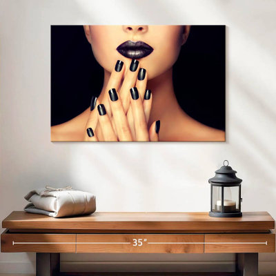 Shuttleworth Black Lips And Nails
