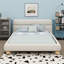 Contemporary Low Profile Upholstered Bed