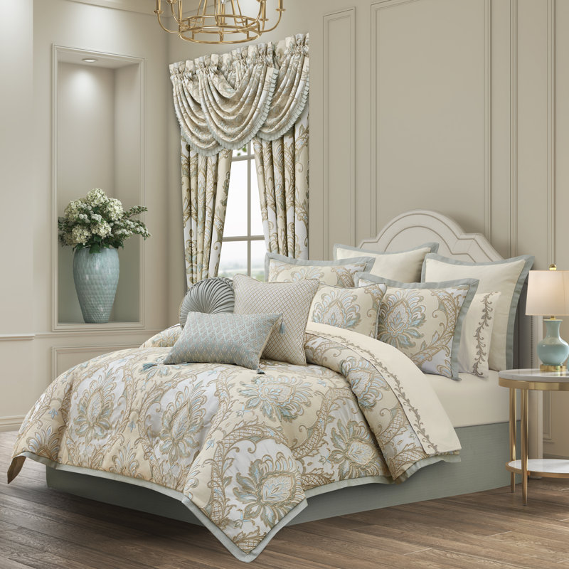 RITA CALIFORNIA KING 4PC. COMFORTER SET