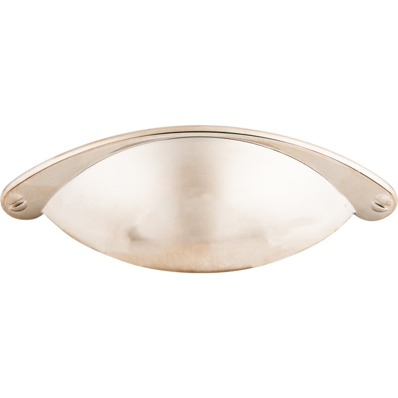 Arendal 2 1/2" Center to Center Cup/Bin pull, Polished Nickel