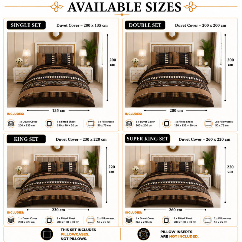 Microfiber Floral Duvet Cover Set, King Duvet Cover + 3 Additional Pieces