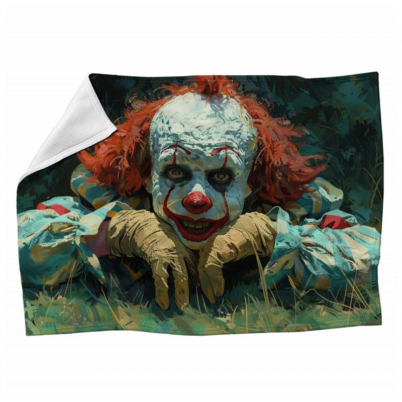 Machine Printed Throw Blanket, 50" x 60"
