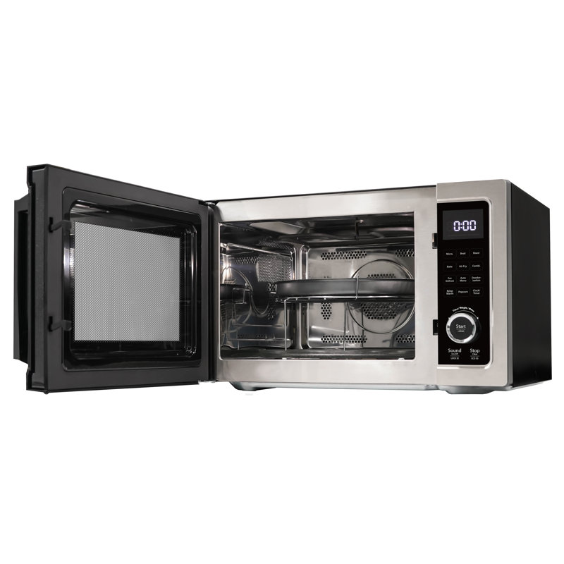 Danby 1 Cubic Feet 1000 Watt Convection Countertop Microwave with Air Frying Capability
