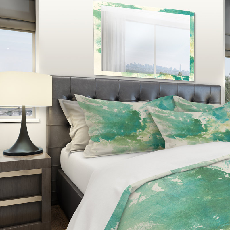 Watercolor Rock I - Ensemble de housse de couette moderne et contemporain - Microfibre de polyester