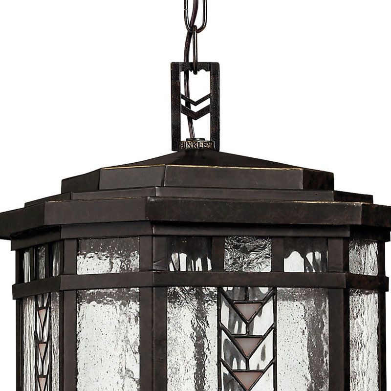 Tahoe Regency Bronze 3 -Bulb 22.5" H Mains Only Outdoor Hanging Lantern