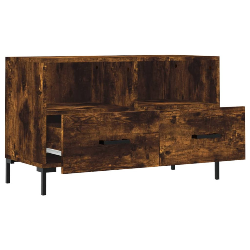 Maxston TV Stand for TVs up to 32", Smoked Oak