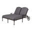 Florence Double Chaise Lounge Frame with Cushions-69932196-69932197