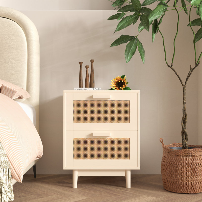 Rattan Nightstand