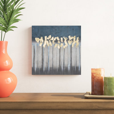 «Embellished Treeline I», peinture sur toile