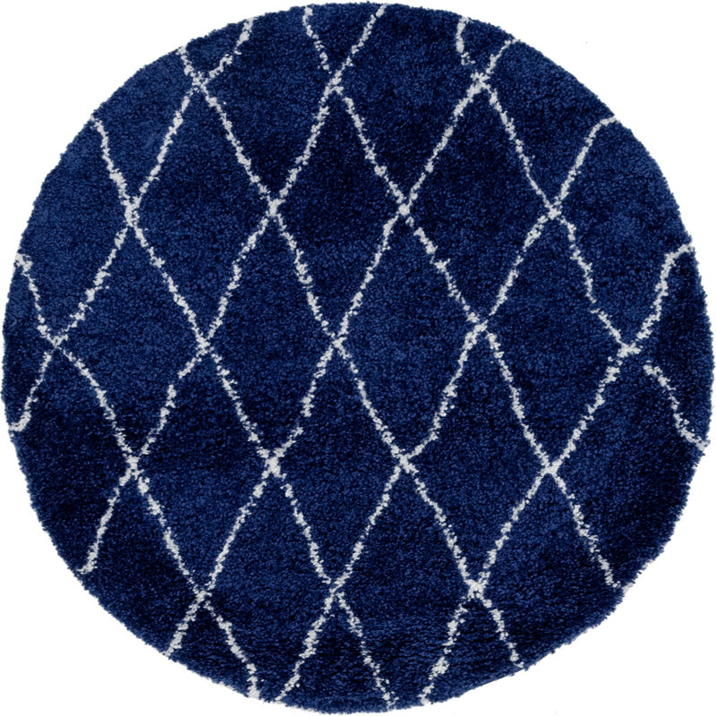 Paquette Shag Area Rug, Round 152cm