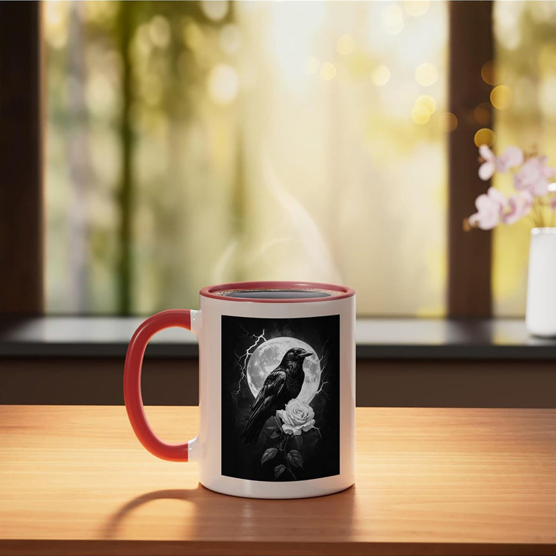 Ceramic Coffee Mug, Red