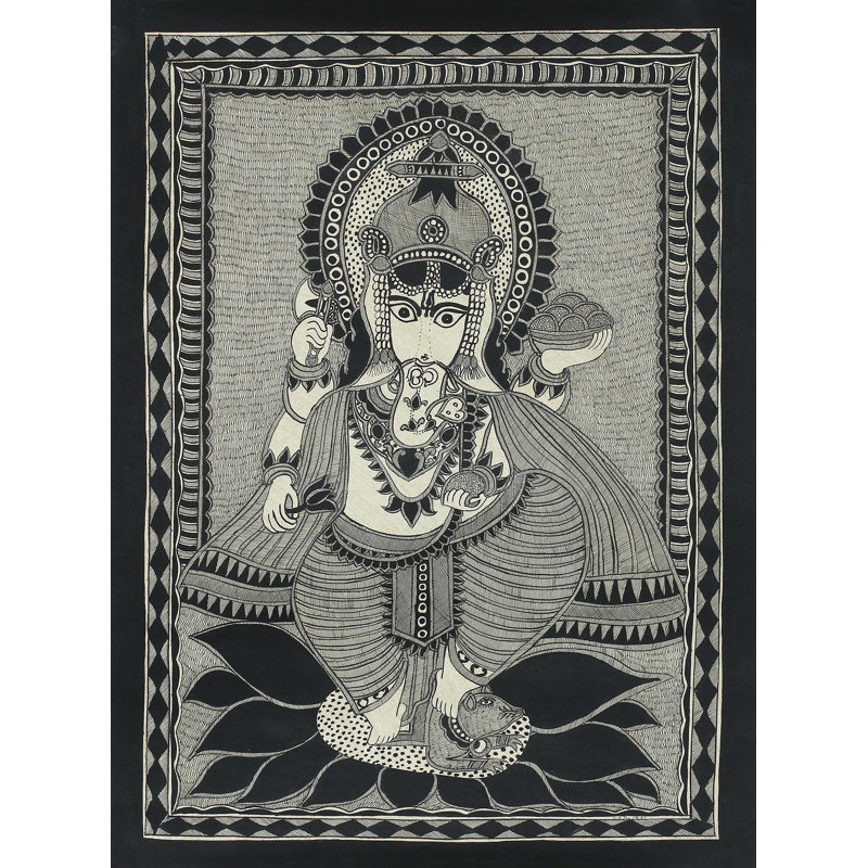 Ganesha? S Feast - Reproduction d'art graphique sur papier