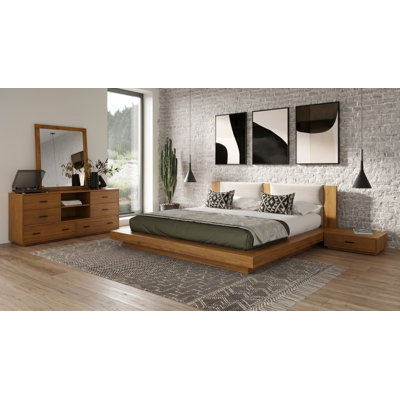 Ensemble de chambre avec lit tapissier Boushra