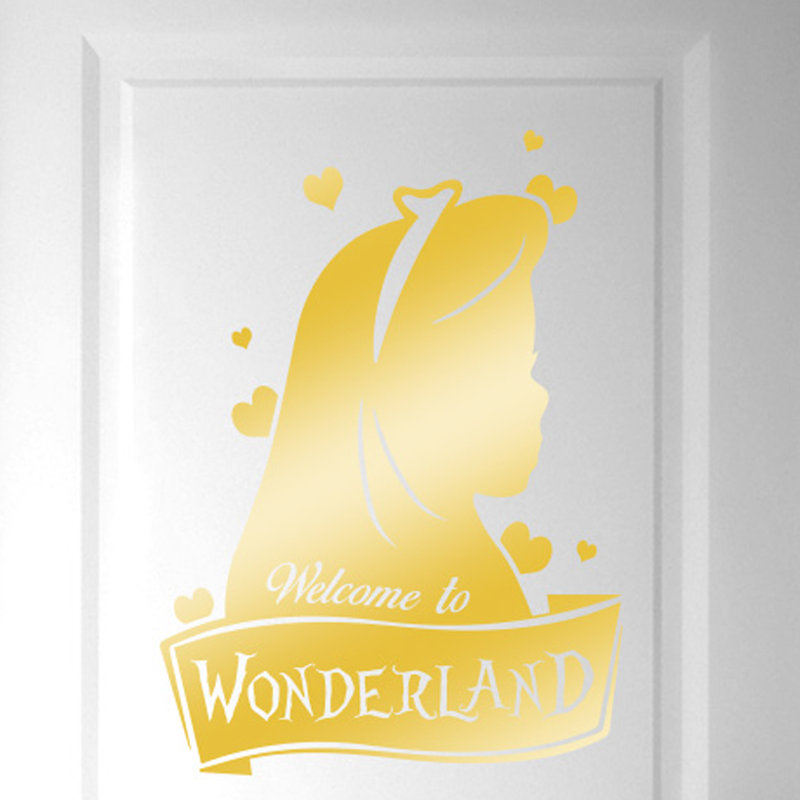Wall Decal, Shiny Gold