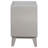  Larissa 2-drawer Nightstand Metallic Mercury